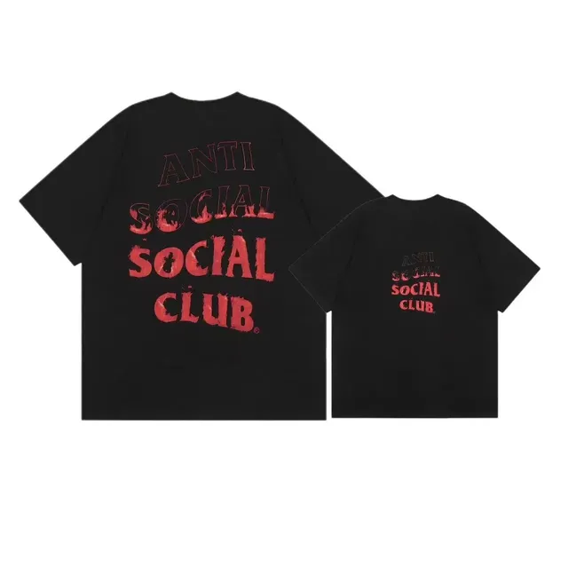 Anti Social Social Club Graphic Tee Flame Logo