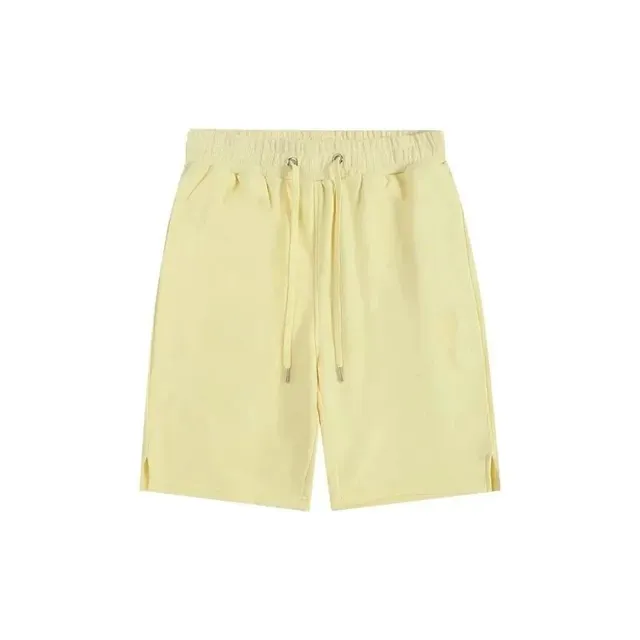 Drawstring Shorts Light Yellow