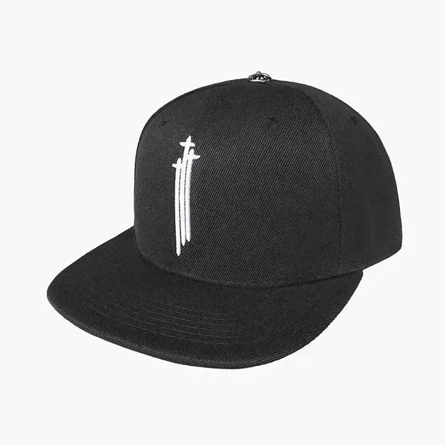 Chrome Hearts Snapback Cap White Logo