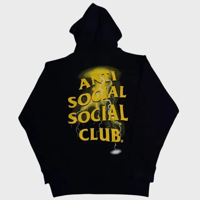 Anti Social Social Club Hoodie Lightning Logo