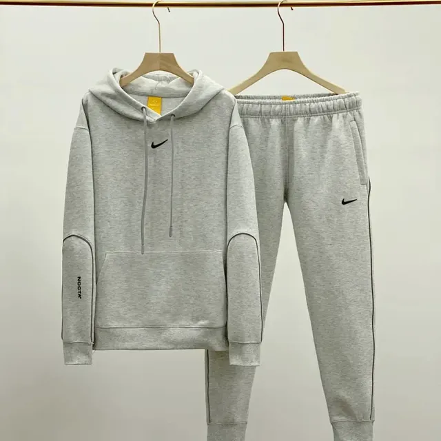Nike Tech Fleece Hoodie and Joggers Heather Grey