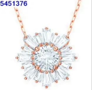 Rose gold sun necklace