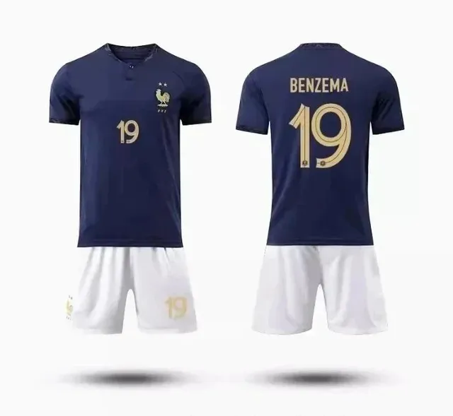Adidas × France National Team France Home Kit Benzema #19