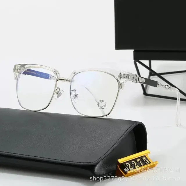 Chrome Hearts Optical Frame Crystal Acetate with Cross Detail