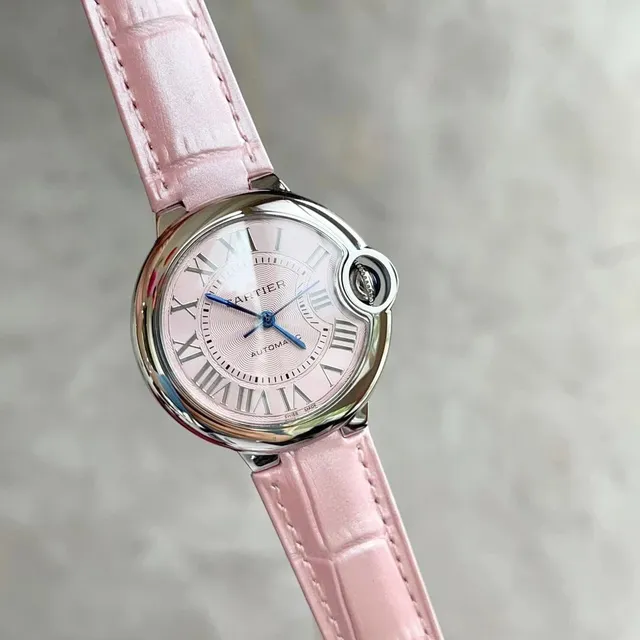 Cartier Panthère Pink Dial with Pink Alligator Strap