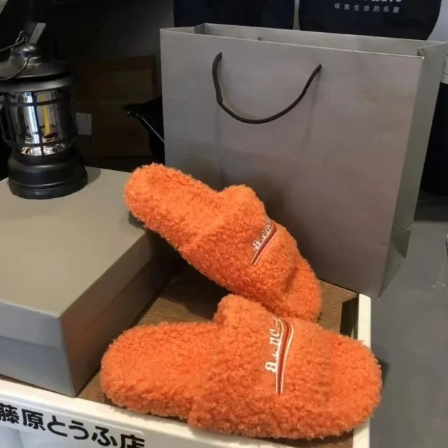 Balenciaga Speed Trainer Slide Fluffy Orange