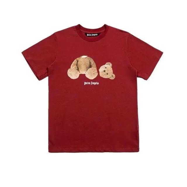 Palm Angels Teddy Bear Tee Embroidered Bear Graphic