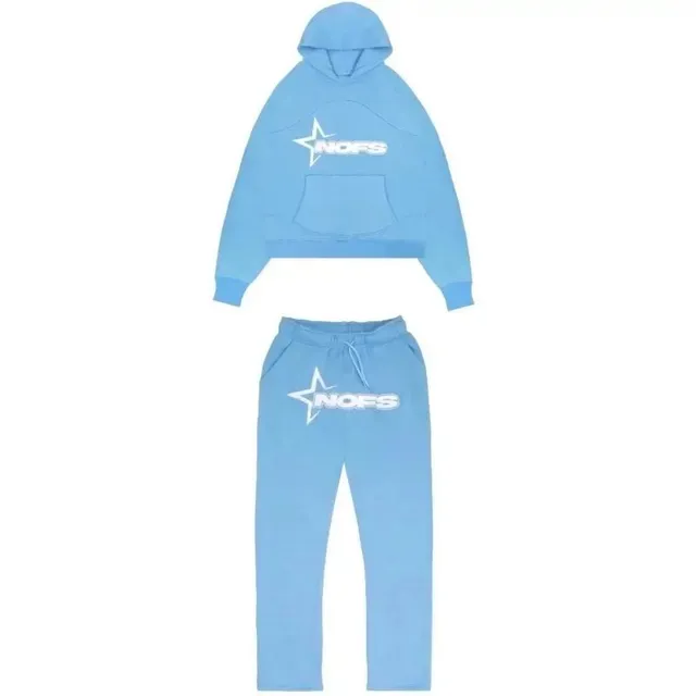 Corteiz Hoodie and Joggers Set Star Logo
