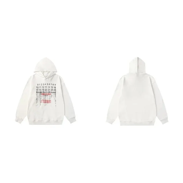 Comme des Garçons Hooded Sweatshirt Number Print
