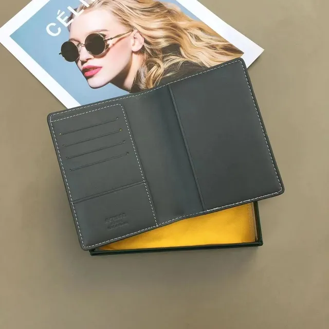 Celine Bifold Wallet Contrast Stitch