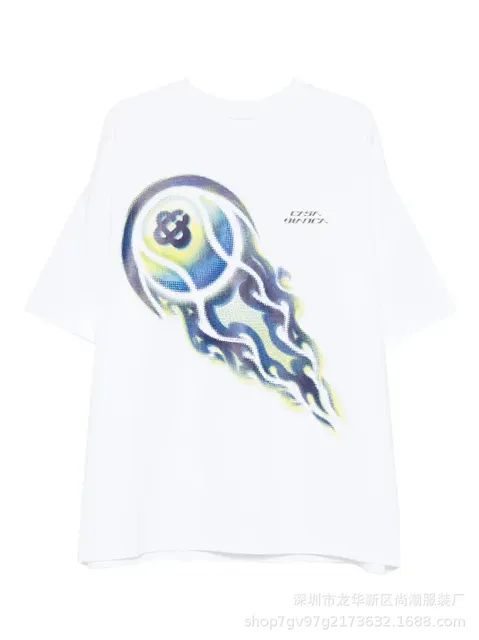 Graphic T-Shirt Flame Print