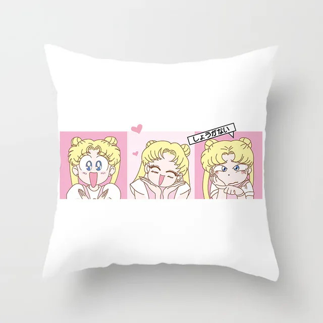 Sailor Moon Pillow Three-Panel Character Print