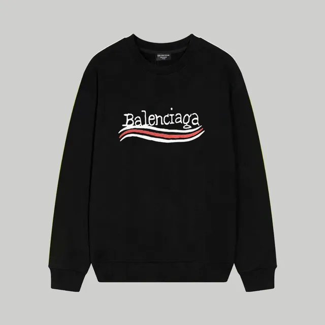 Balenciaga Crewneck Sweatshirt Logo Embroidered