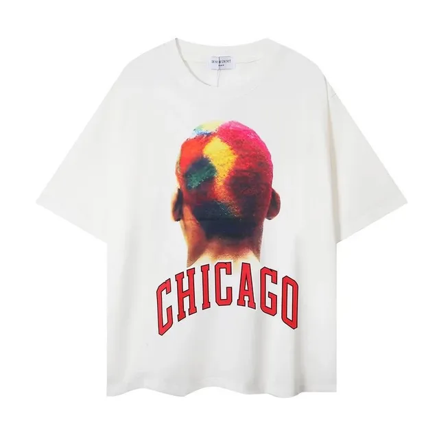 Saint Laurent Graphic T-Shirt Chicago Print