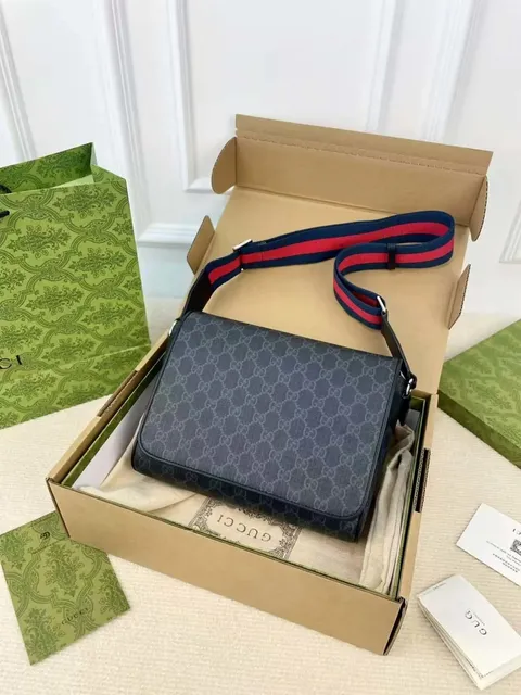 Gucci GG Marmont Messenger Web Strap