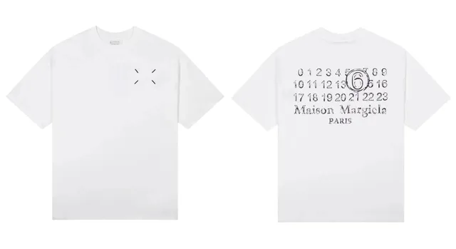 Maison Margiela T-Shirt Number Print
