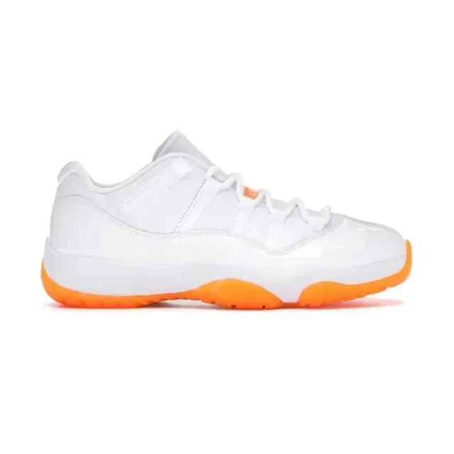 Air Jordan 11 Low White Orange