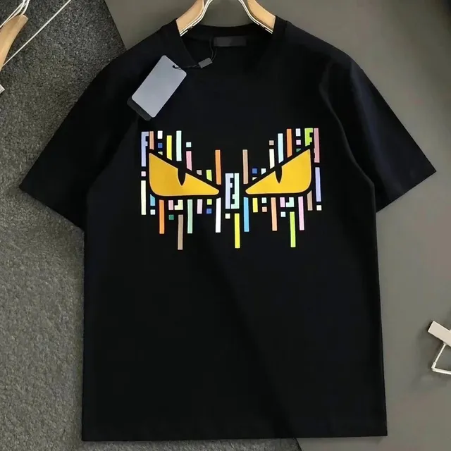 Fendi Graphic Tee Monster Eyes Print