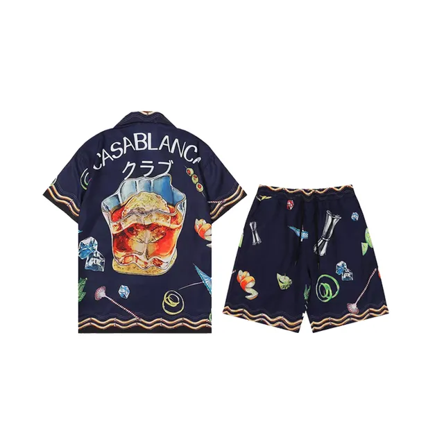 Casablanca Club Set Cocktail Print