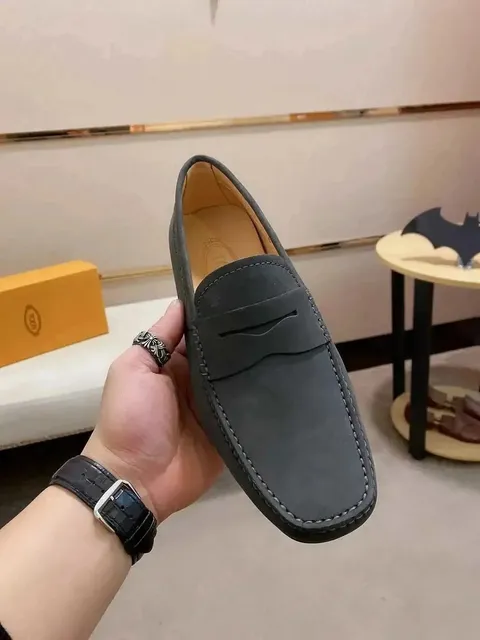 Chrome Hearts Penny Loafer Suede Penny Loafer