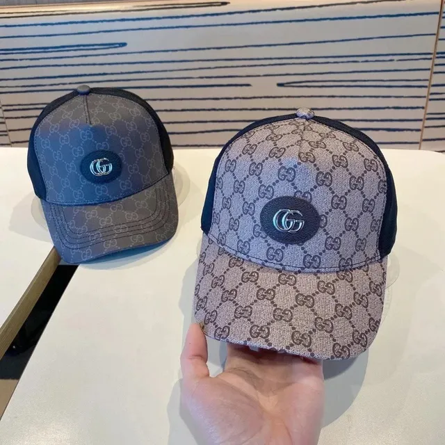Gucci GG Monogram Cap Two-Tone Mesh Back