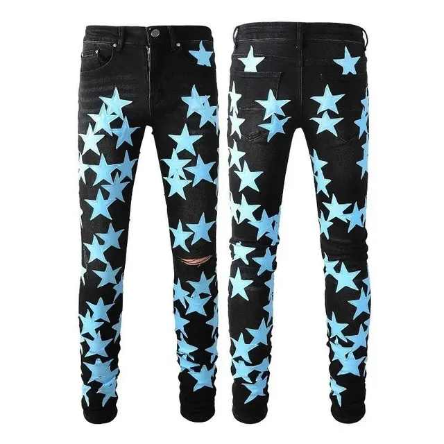 BAPE Star Print Jeans All-Over Star Print