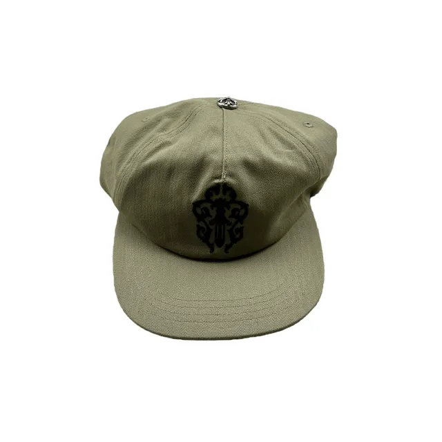Chrome Hearts Six-Panel Cap Herringbone with Cross Logo