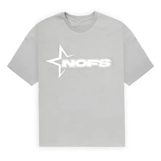 Corteiz Star Logo Tee White Star Print