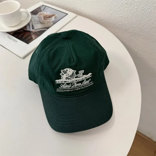 Aimé Leon Dore Baseball Cap Embroidered Globe Logo