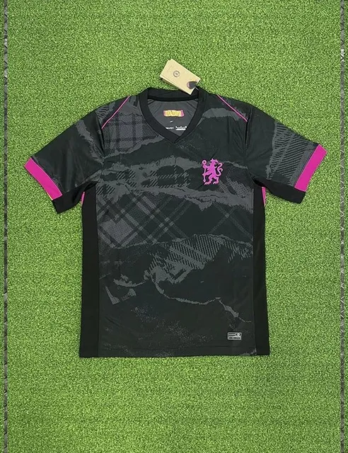 Chelsea × Adidas Third Jersey Black with Pink Accents