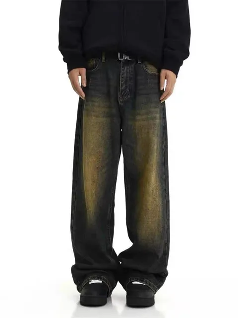 Levi's Wide-Leg Denim Acid Wash Gradient