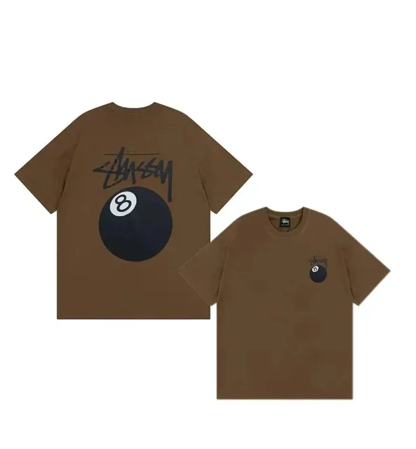 Stüssy 8-Ball Tee Brown