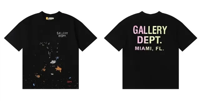 Gallery Dept. Paint Splatter Tee Miami Print