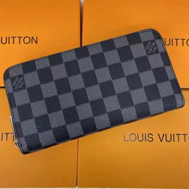 Louis Vuitton Zippy Wallet Damier Graphite