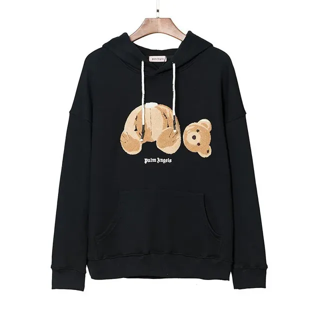 Palm Angels Hoodie Teddy Bear Embroidery