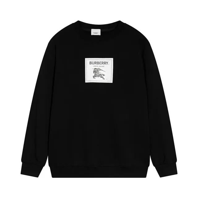 Burberry Crewneck Sweatshirt Equestrian Knight Patch