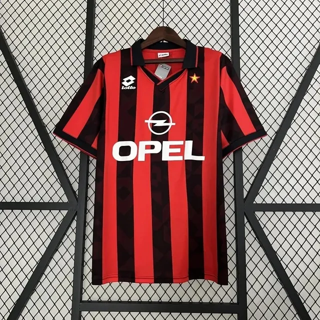 Lotto AC Milan Home Jersey Opel Sponsor