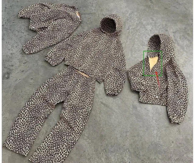 Fear of God Essentials Leopard Print Set
