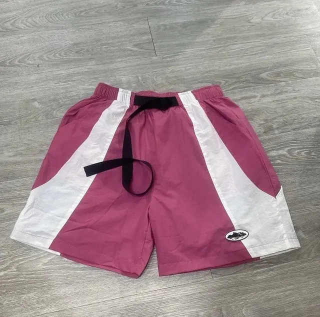 Off-White Track Shorts Color-Block with Zip-Tie