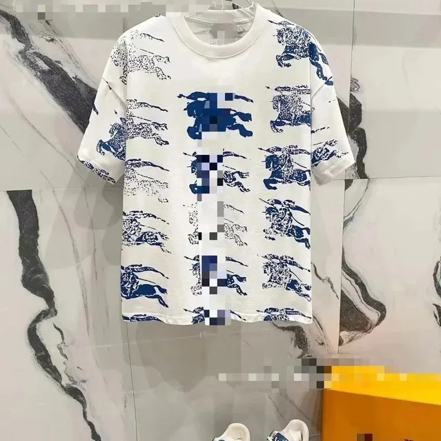 Burberry Equestrian Knight Tee All-Over Print