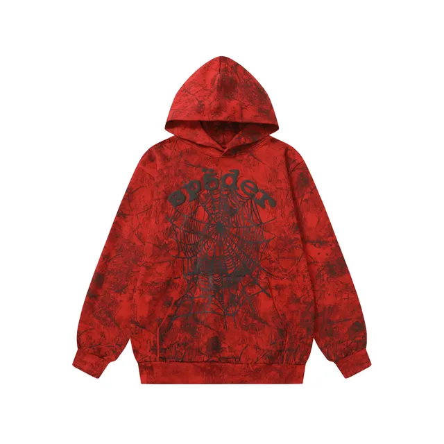 Sp5der Hoodie Spider Web Print