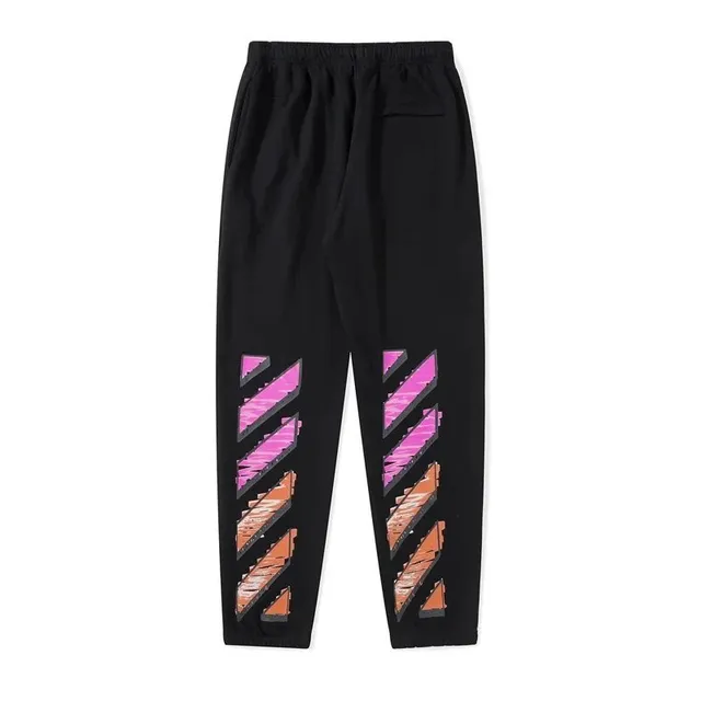 Off-White Diagonal Stripe Joggers