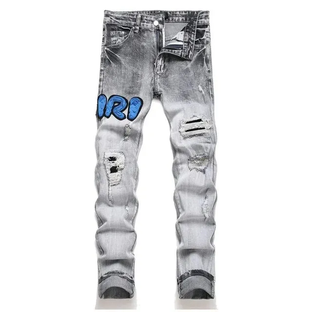 Corteiz Distressed Jeans CRTZ Logo Patch