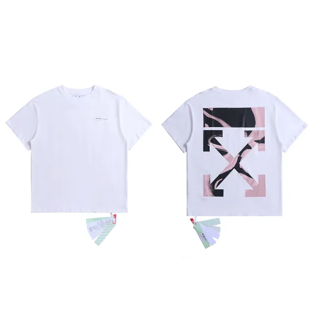 Off-White Arrow Graphic T-Shirt Pink Black Print