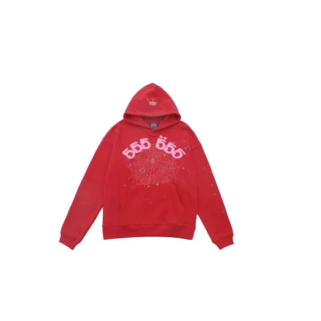 Sp5der Hoodie Spider Web Print