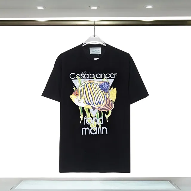Casablanca Fond Marin Tee Angelfish Print