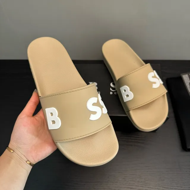 Balenciaga City Slide Logo Strap