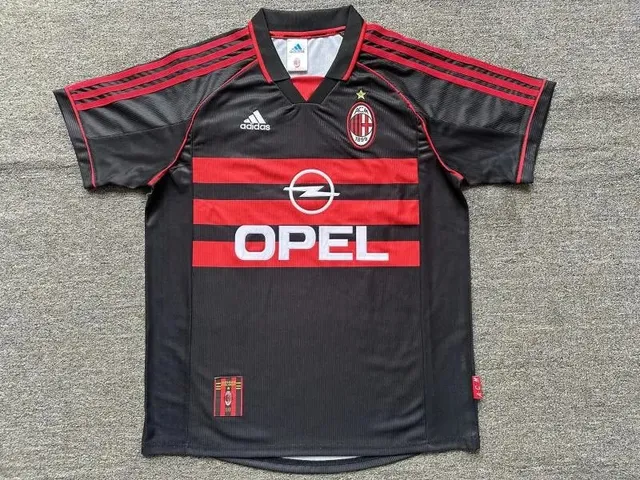Adidas AC Milan Away Jersey Opel Sponsor