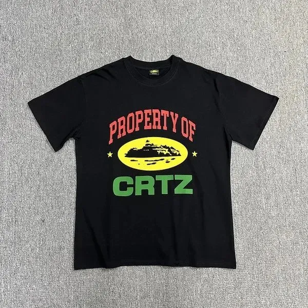 Corteiz Property of CRTZ Tee Rasta Logo