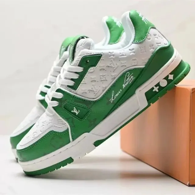 Louis Vuitton LV Trainer Monogram Green